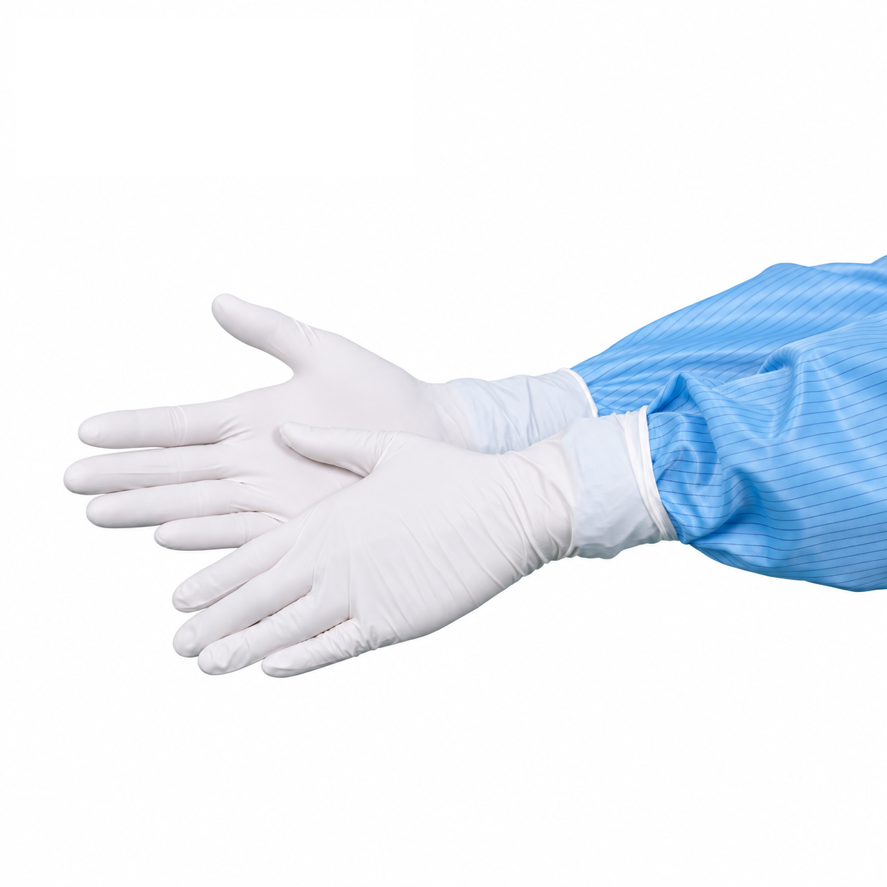 Cleanroom Nitrile Gloves, Class 1000 Powder Free 9