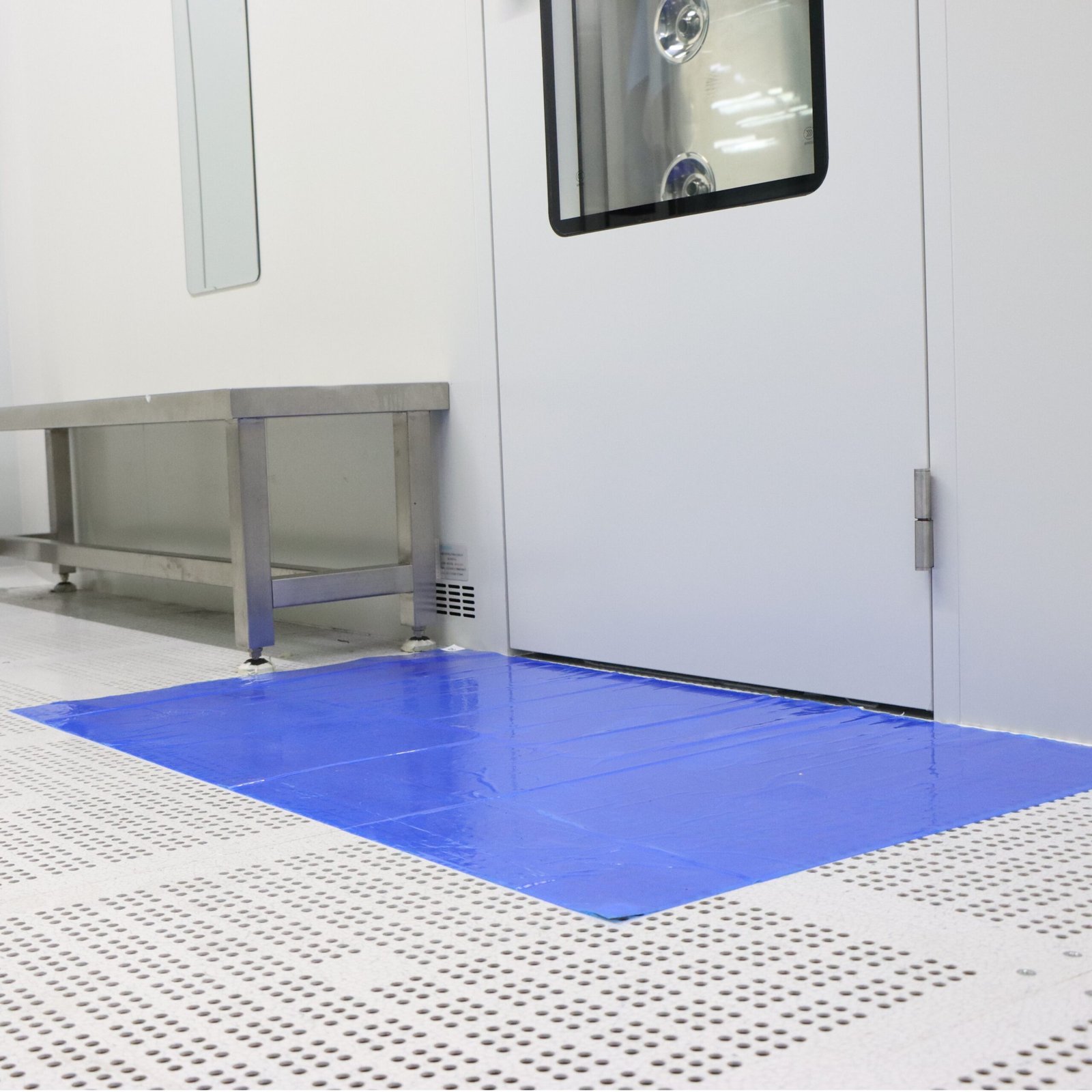 Sticky Mat for Cleanroom, Blue, 18