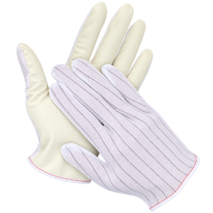 ESD Polyester Gloves PU Coated