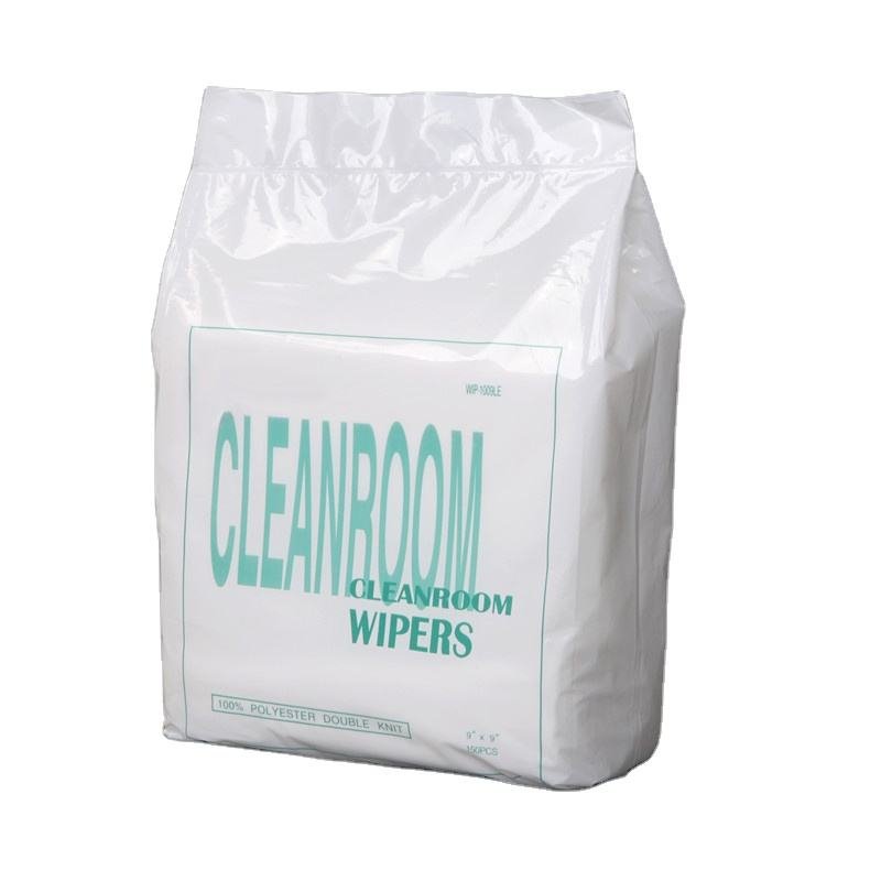 Cleanroom Wiper, Polyester Knit Wiper, Dry, 6
